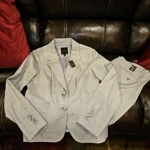 Women's NWT "The limited" Grey Suit Set Fully lined Size 10